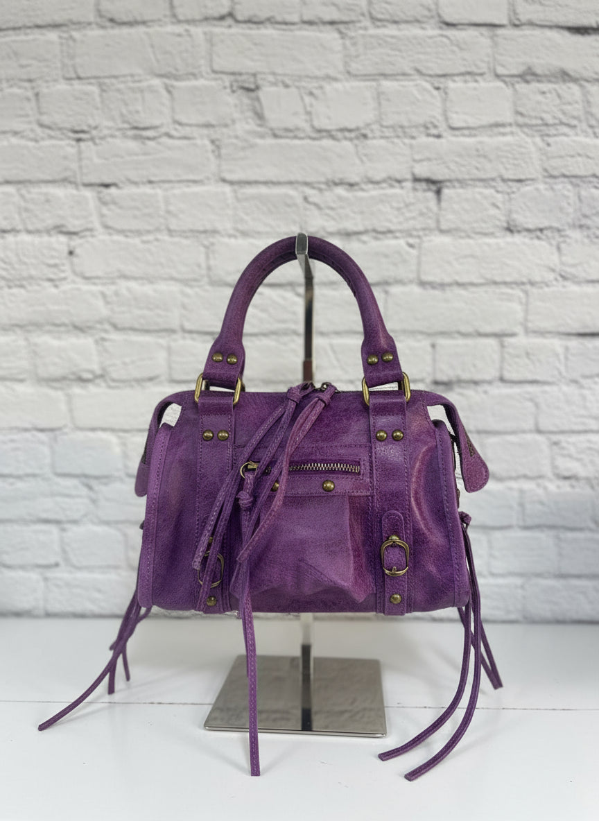City bag piccola vera pelle