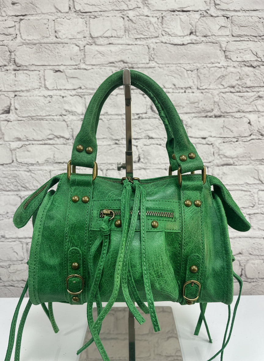 City bag piccola vera pelle