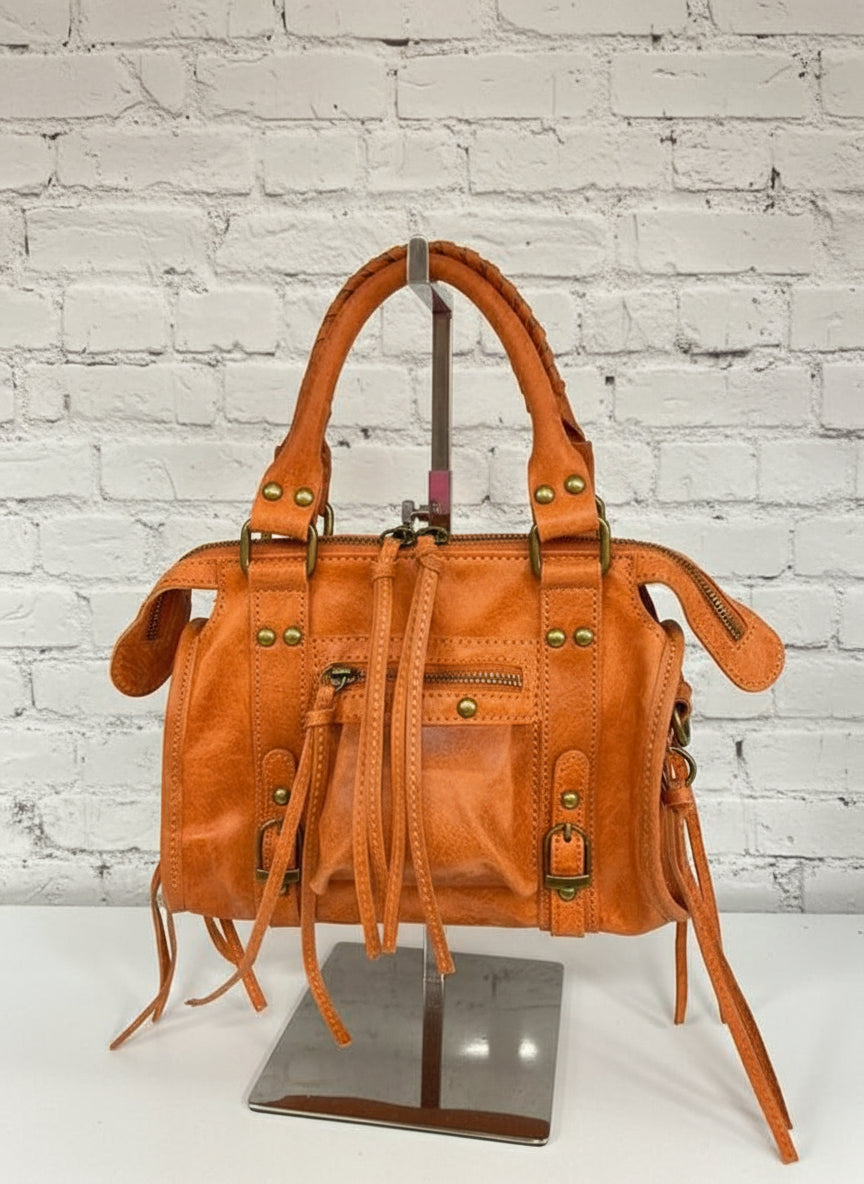 City bag piccola vera pelle